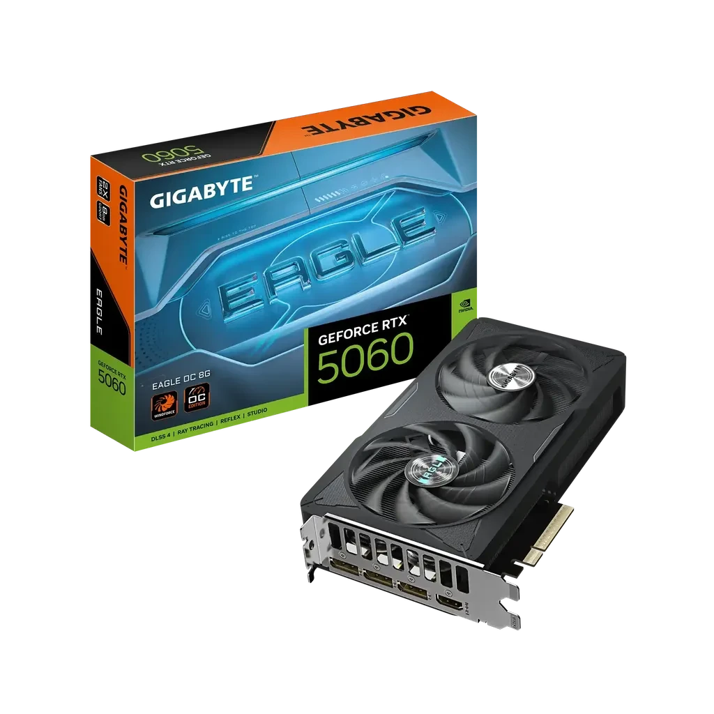 Gigabyte Grafička karta GeForce RTX 5060, Eagle, OC, GV-N5060EAGLE, OC-8GD, 8GB, GDDR7