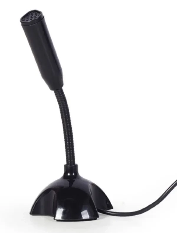 Gembird Desktop mikrofon na USB MIC-DU-02, Savitljivo telo, Crni