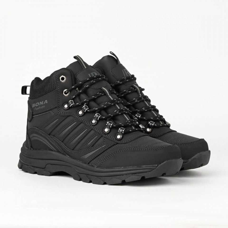 Bona Muške cipele 35876D1, Crne