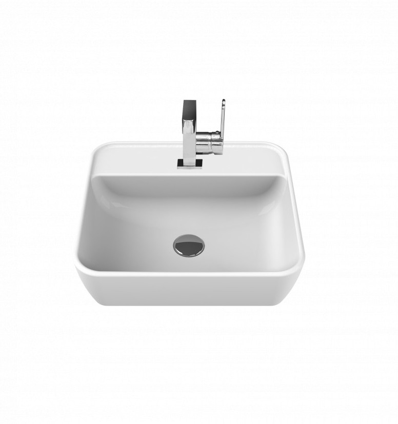 TURKUAZ SERAMIK Nadgradni umivaonik ONE LVB 76300 I, 46x42cm, Beli