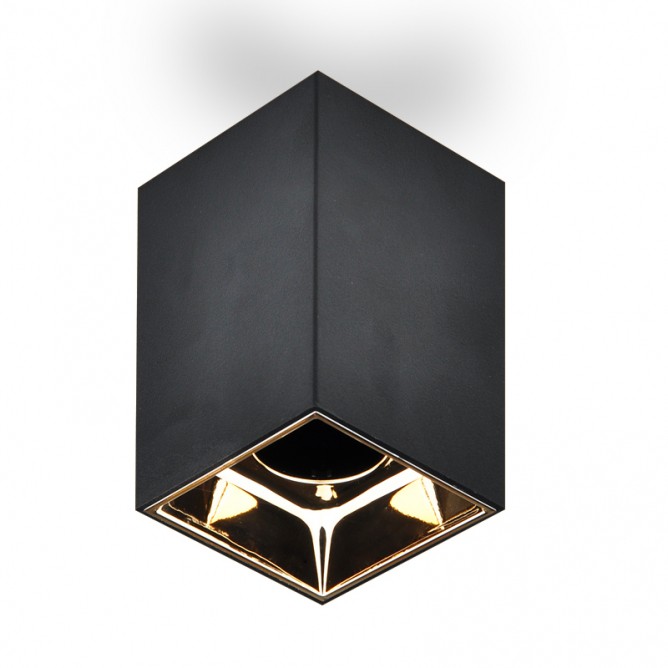 Svetiljka JM-1008, 1xGU10, Crno-zlatna