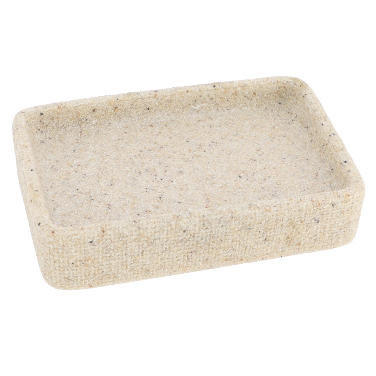 TENDANCE Držač sapuna sand effect 3x12x8 cm poliresin, Bež