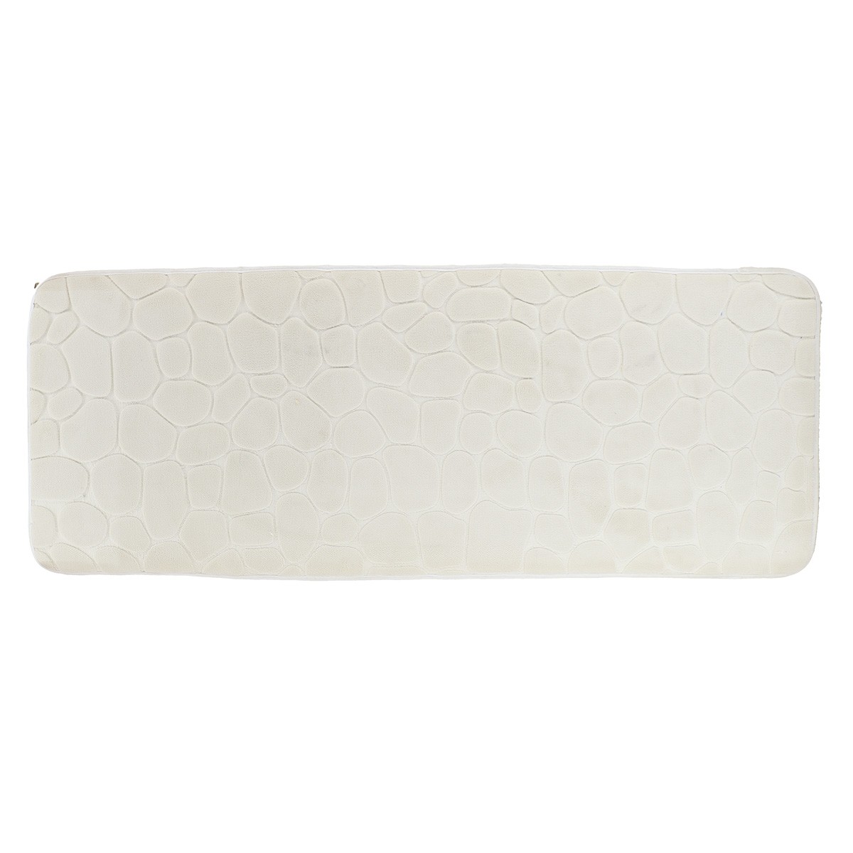 COTEXSA Prostirka za kupatilo TENDANCE 45x120cm, Mikrofiber, Bela