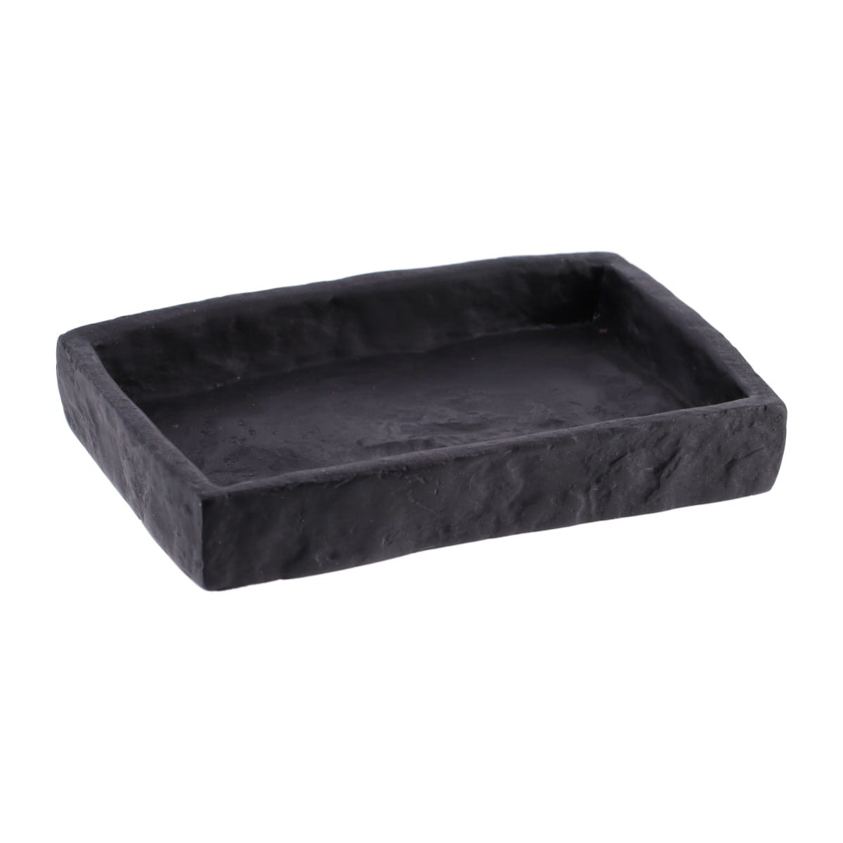 TENDANCE Posuda za sapun 2x13x9 cm poliresin, Crna