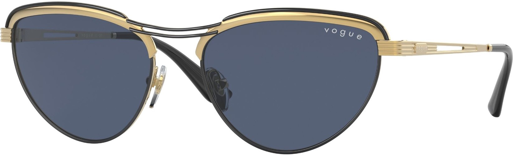 VOGUE Sunčane naočare 0VO4236S 917/80 55, Ženske, Zlatno-crne