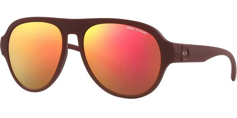 Armani Exchange Muške naočare za sunce 0AX4126SU 82746Q 58, Crno-narandžaste