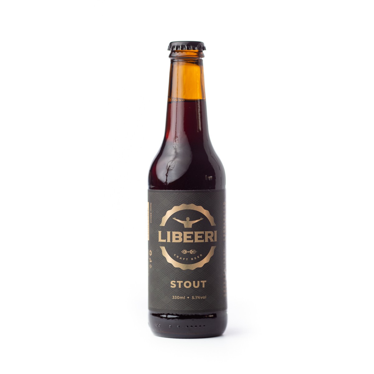 LIBEERI Kraft pivo Stout, 0.33l