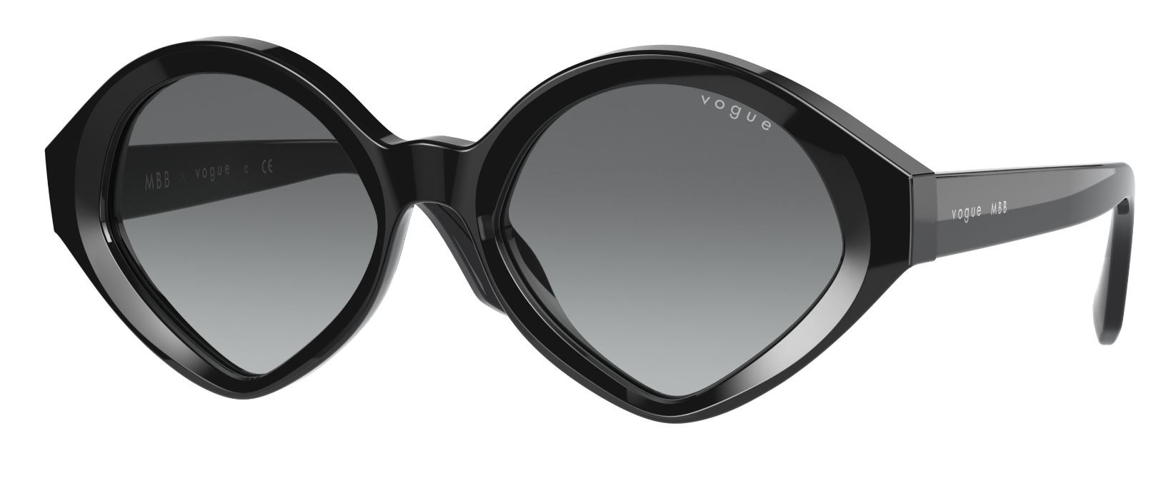 VOGUE Sunčane naočare 0VO5394S W44/11 52 MMB Millie Bobby Brown kolekcija, Ženske, Crne