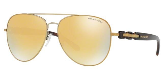 Michael Kors Ženske naočare za sunce 0MK1015 11297P58, Zlatne boje