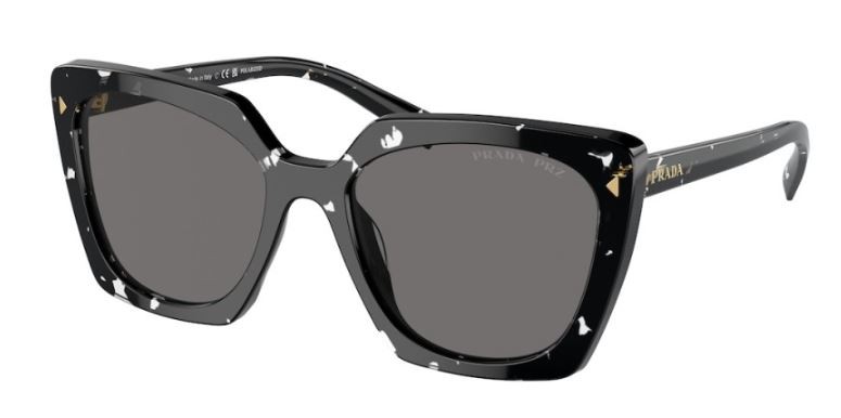 Prada Ženske naočare za sunce 0PR 23ZS 15S5Z1 54, Polarizovane, Crne