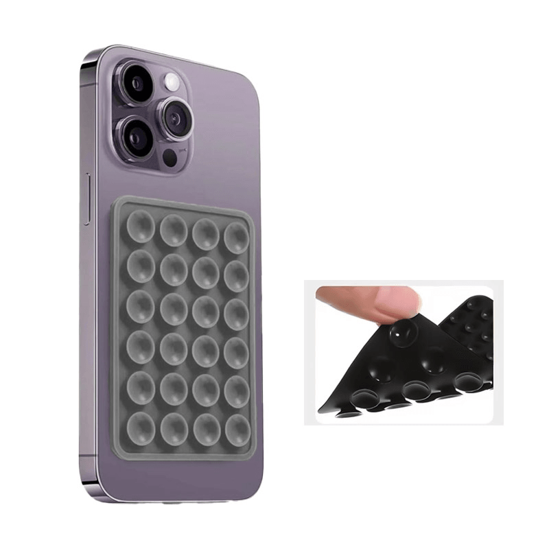 Stiker za telefon Octobuddy, Dvostrani, Sivi