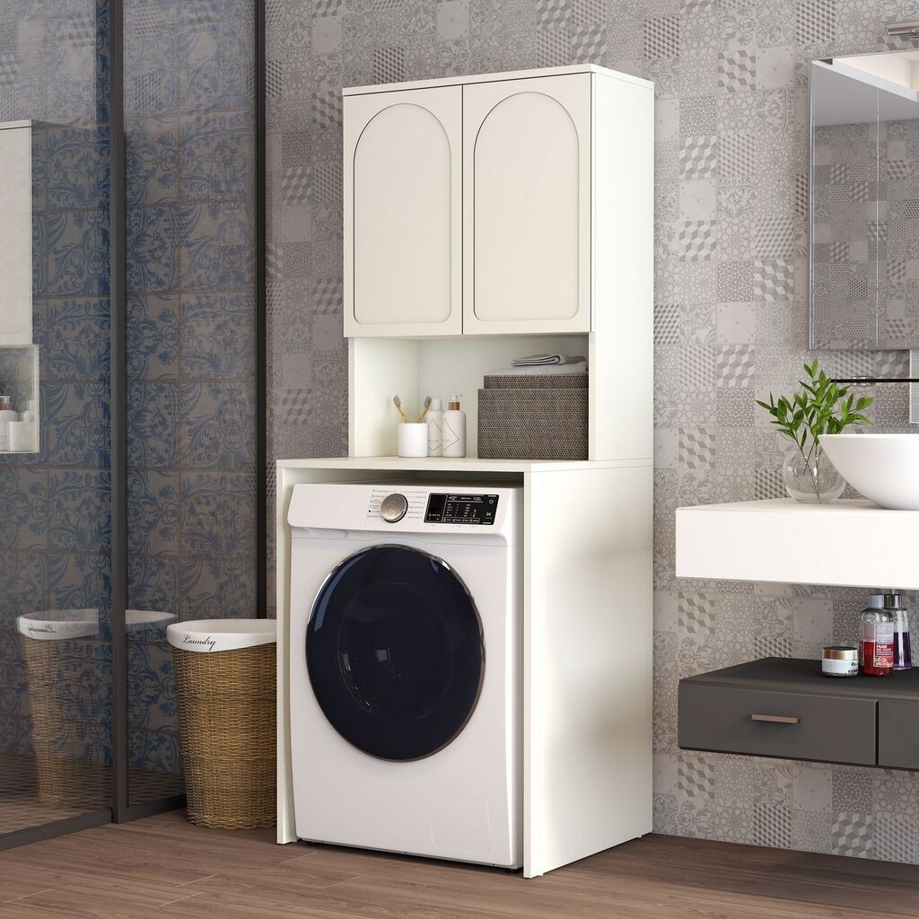 Hanah Home Komoda za veš mašinu Lyon 60, Krem