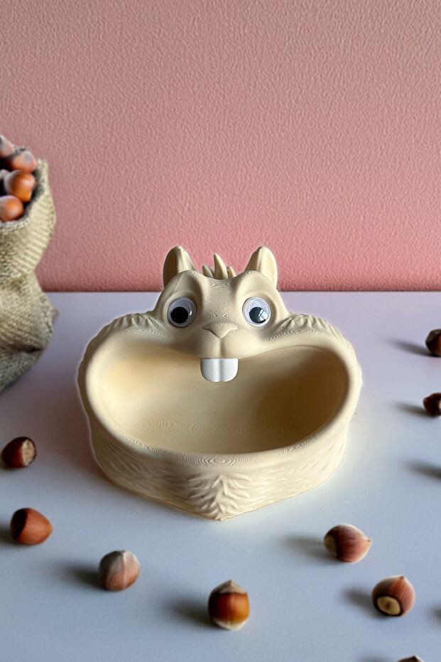 Aberto Design Činija Cutie Squirrel, Bež