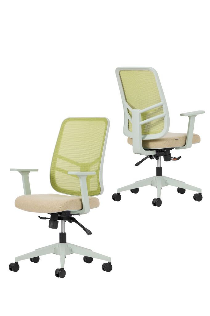 Hanah Home Set kancelarijskih stolica Leto 108, 2 komada, Zeleni