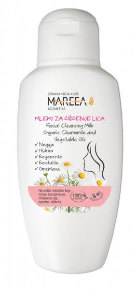 Mareea Prirodno mleko za skidanje šminke i čišćenje lica, 125 ml