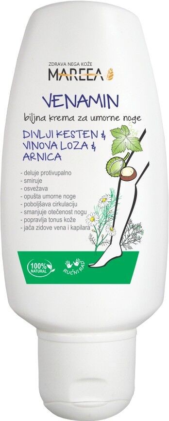 Mareea Biljna krema za umorne noge Venamin, 100 ml