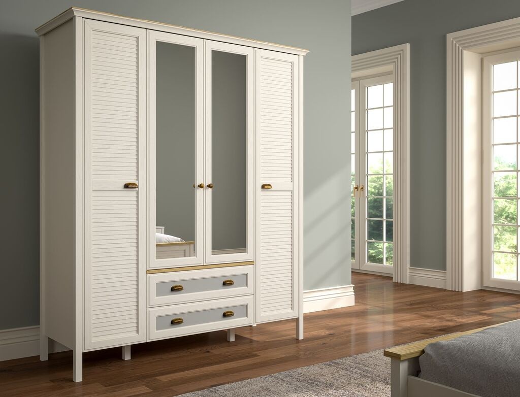 Hanah Home Garderober FRN-21001, 165.2x195.7x59.9 cm, Krem