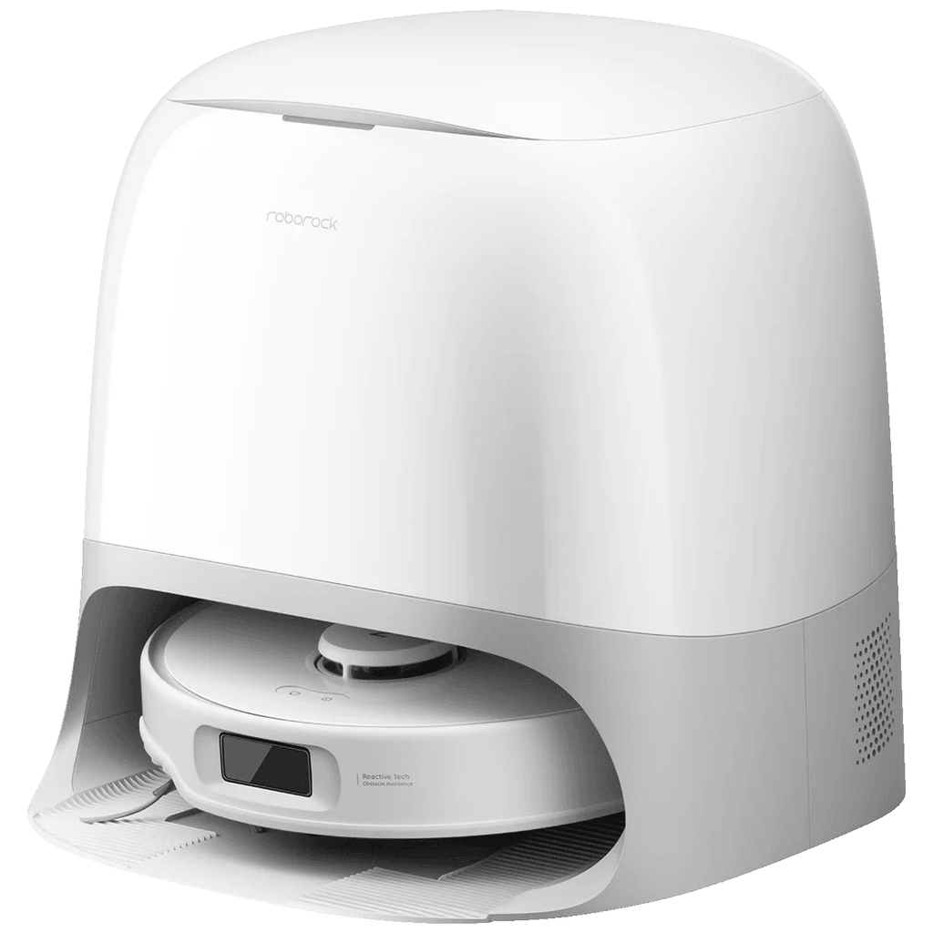 Roborock Robot usisivač sa stanicom za pražnjenje Qrevo Curv 5A1, 6400mAh, 17000 Pa, Beli