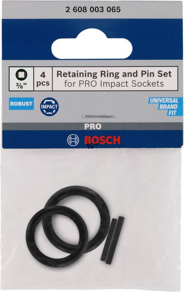 Bosch Osigurač i pin za Pro nasadni ključ 2608003065, 3/8"