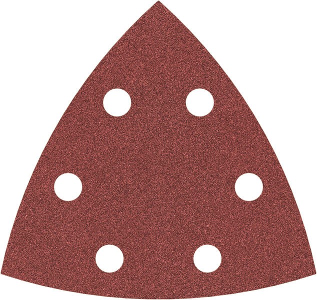 Bosch Pro F460 Brusni papir 2608621687, G120, 93 × 93 mm, 6 rupa, 5 komada