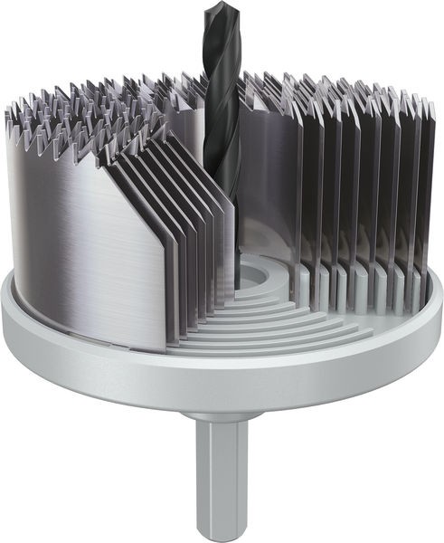 Bosch Set kruna za drvo/gips 2608594509, 8 delova