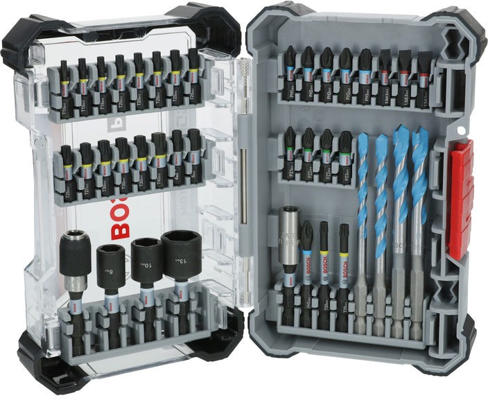 Bosch Pro mešani set udarni bitovi + MulCo 2608521U85, 40 komada