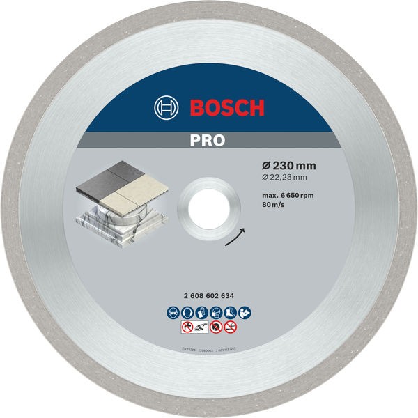 Bosch Dijamantska ploča za keramiku PRO  230 mm 2608602634