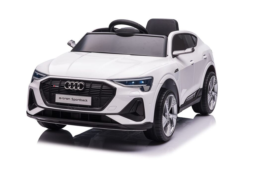 Eurobajk Auto na akumulator za decu Audi E-tron Sportback, Beli