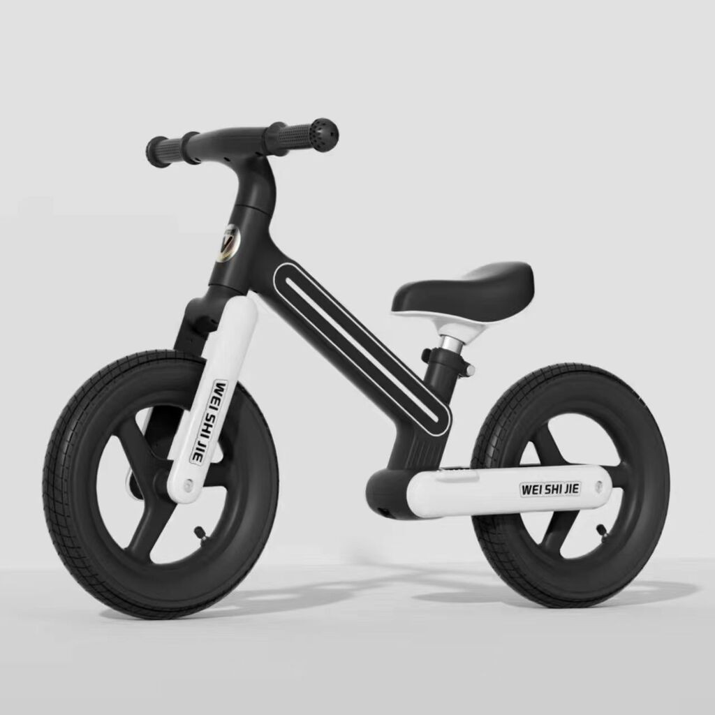 Eurobajk Balans bicikl za decu Model 3, Crni