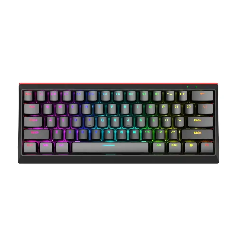 MARVO Gejming tastatura Hecate 61R KG962, Mehanička, RGB osvetljenje, USB povezivanje, Crna