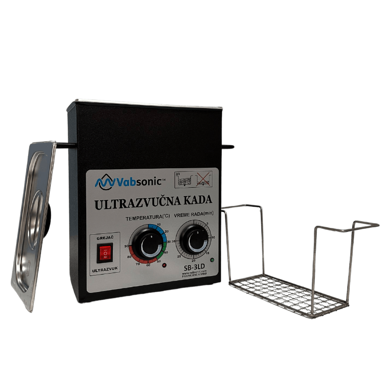 Vabsonic Ultrazvučna kada 3L D, 40 kHz, Crna