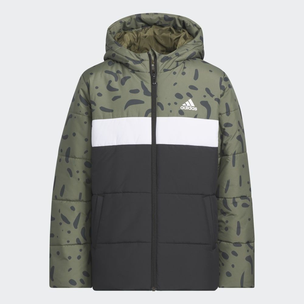 Adidas Jakna za dečake Jb Colour Block Pad Jkt Bp B Bp, Maslinasta