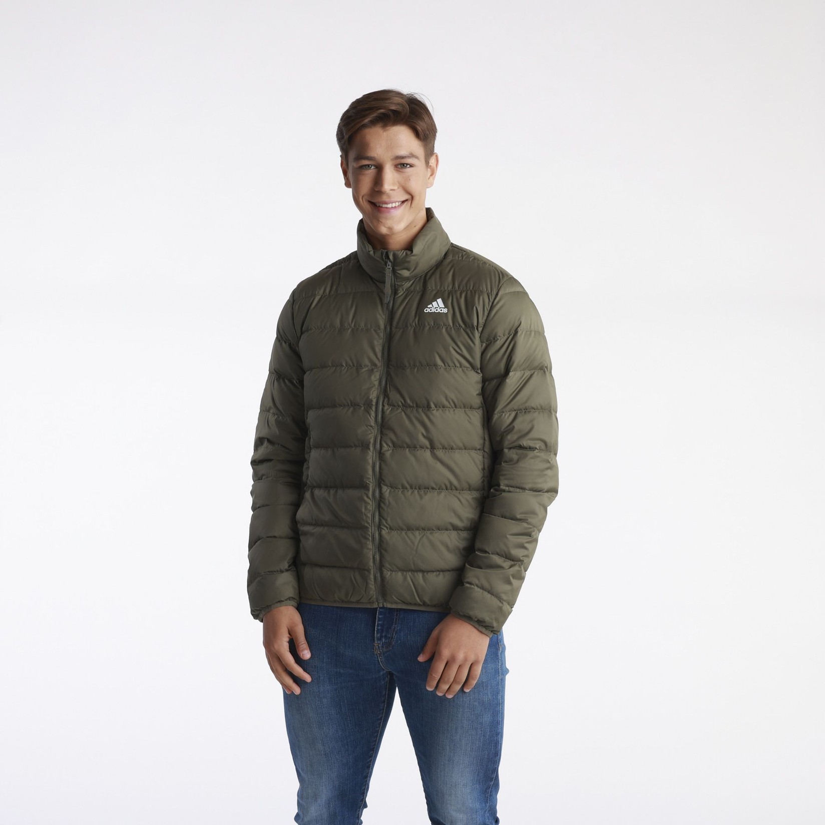 Adidas Muška jakna Ess Lite Down J M, Maslinasta