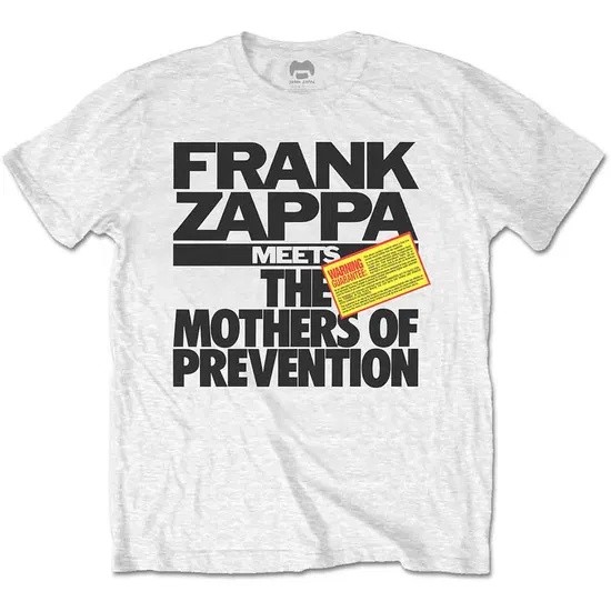 Majica Frank Zappa The Mothers Of Prevention, Bela