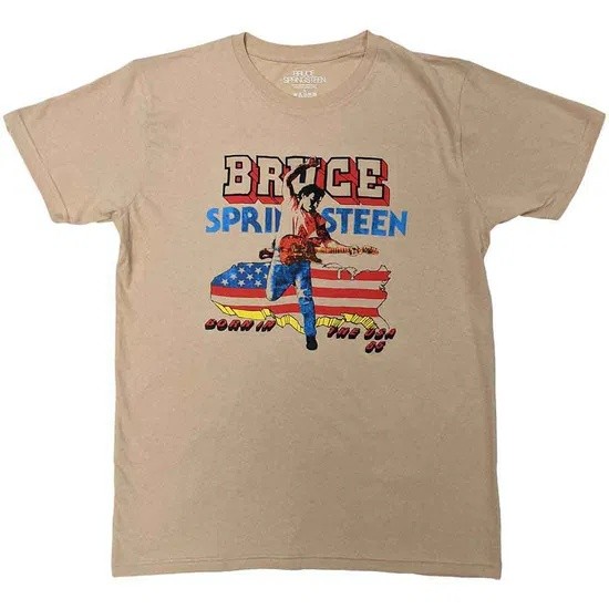 Majica Bruce Springsteen Born In The USA '85, Bež
