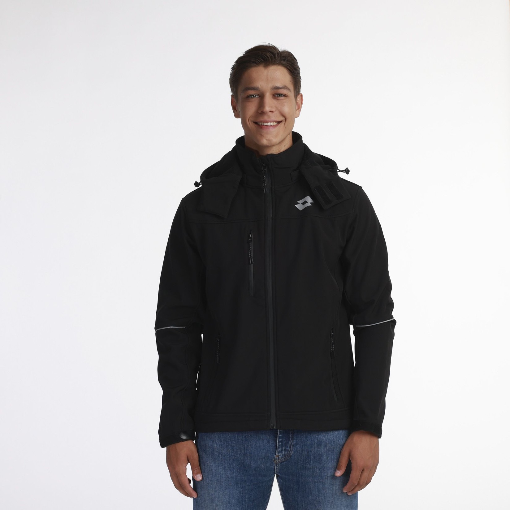 Lotto Muška jakna Soft Shell Jacket M, Crno-Siva