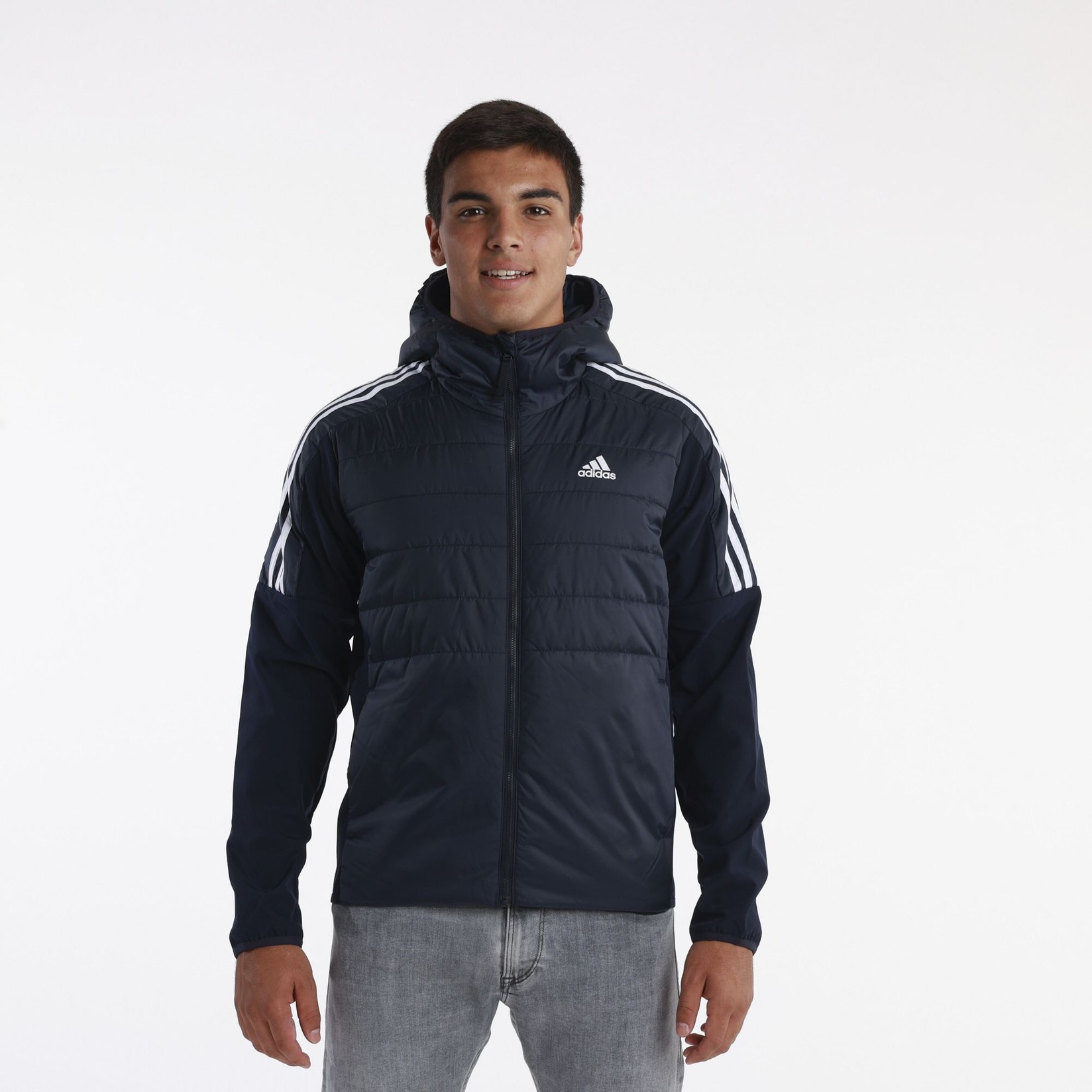 Adidas Muška jakna Ess Ins Hyb Jkt M, Teget