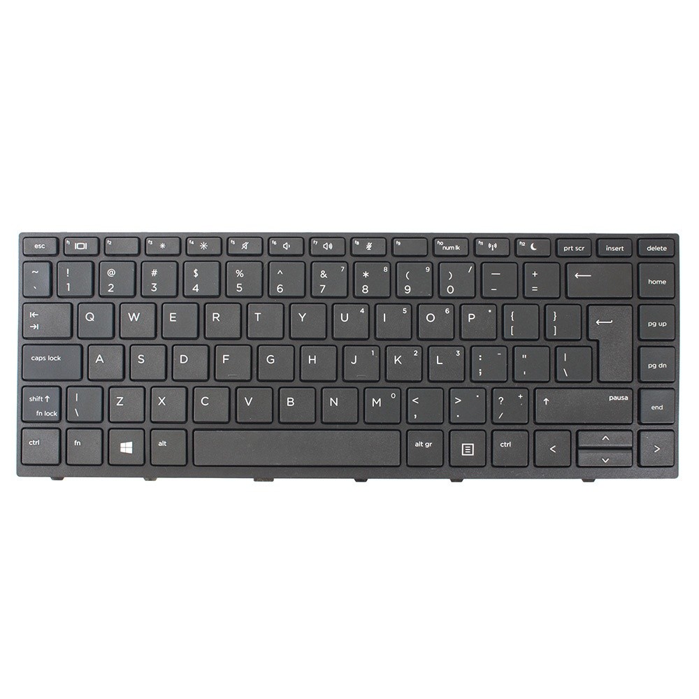 HP Tastatura 430 G5, Flat kabl, Membranska, Crna