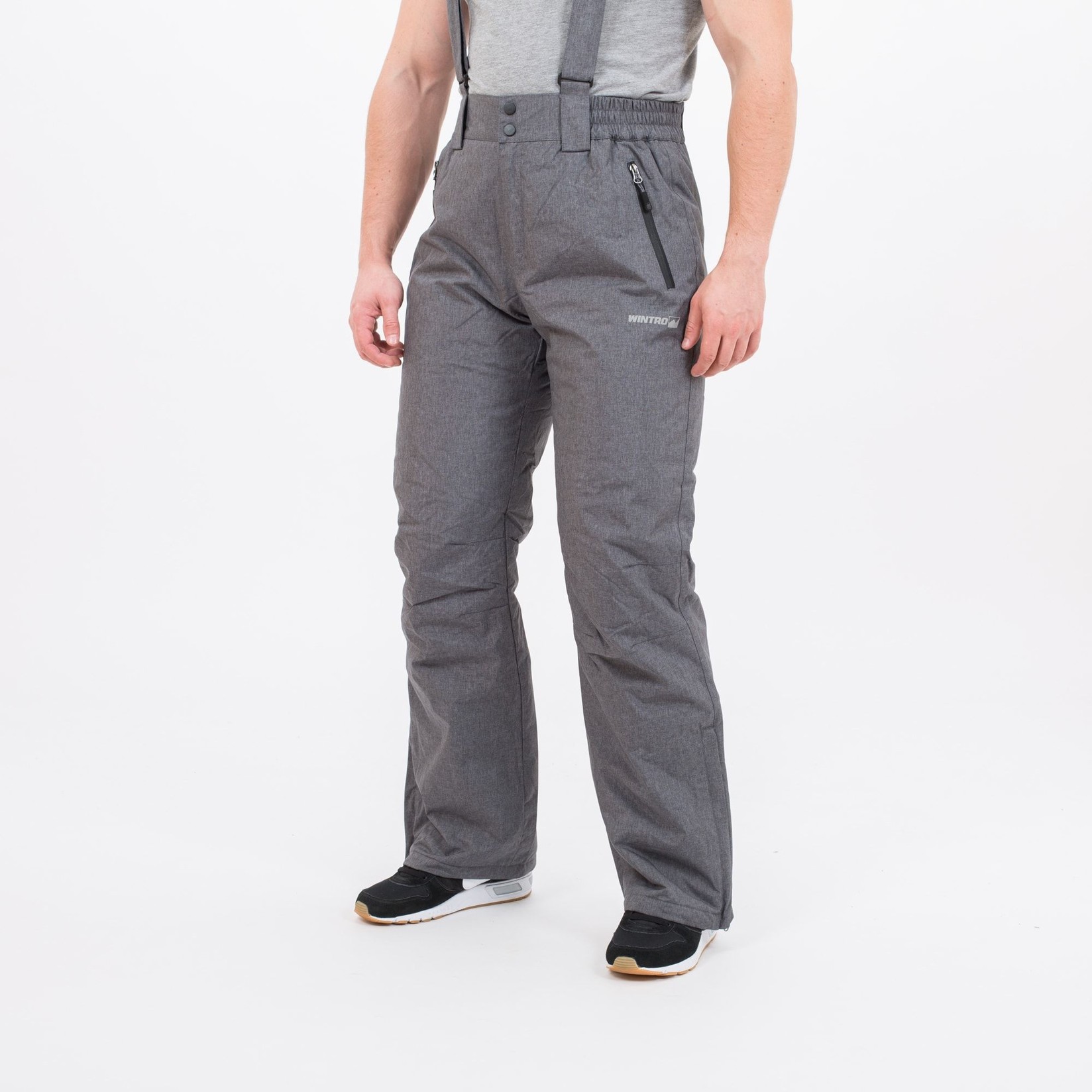 Wintro Muške ski pantalone Brent M, Sive