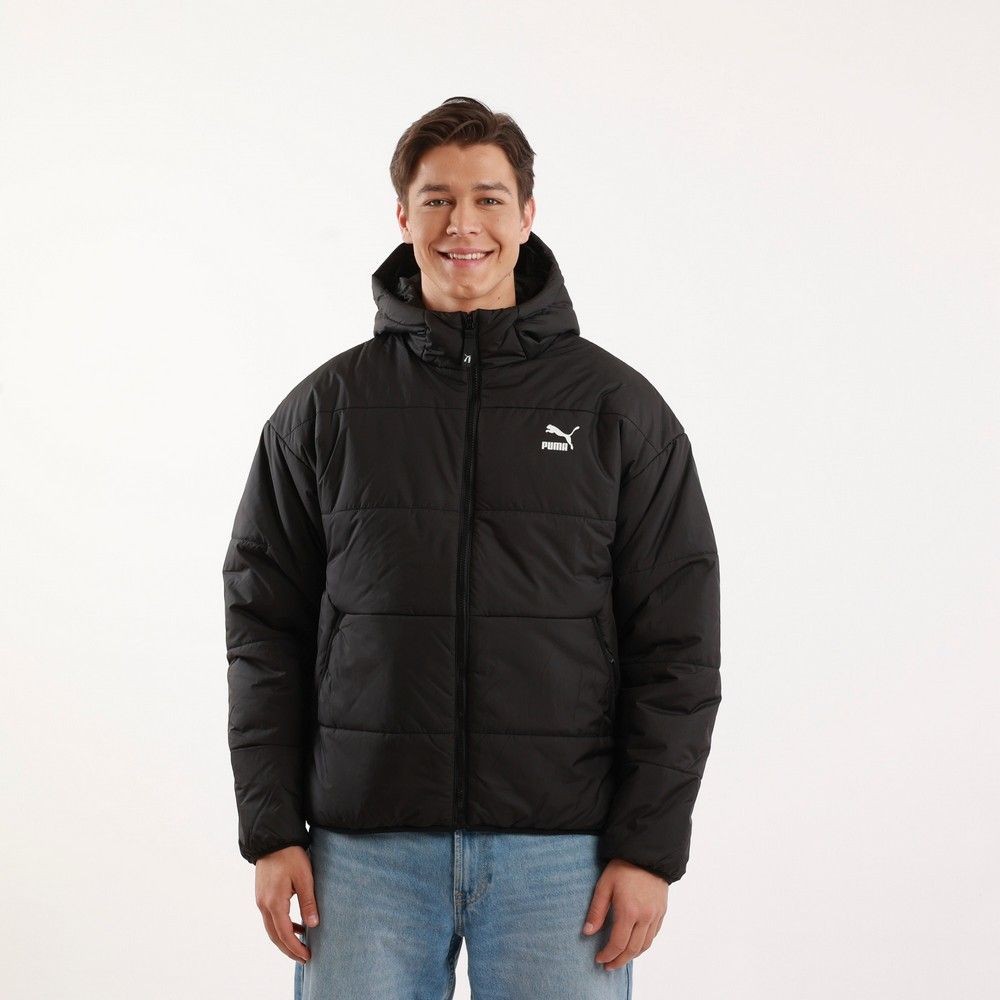 Puma Muška jakna Classics Padded Jacket M, Crna