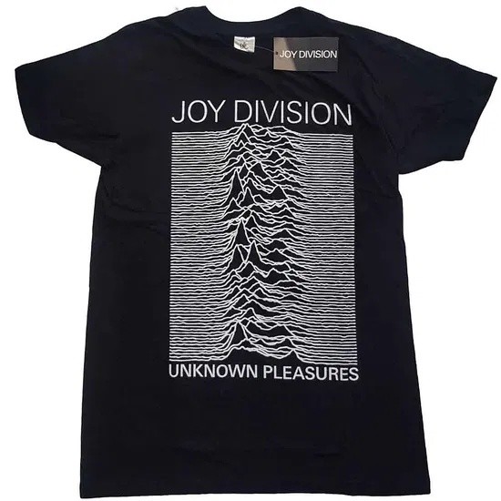 Majica Joy Division Unknown Pleasures FP, Crna