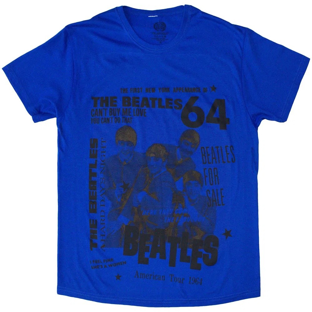 Majica Beatles 1964, Plava