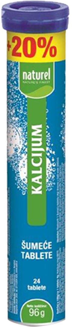 Naturel Šumeće tablete Kalcijum, 96g, 24 komada