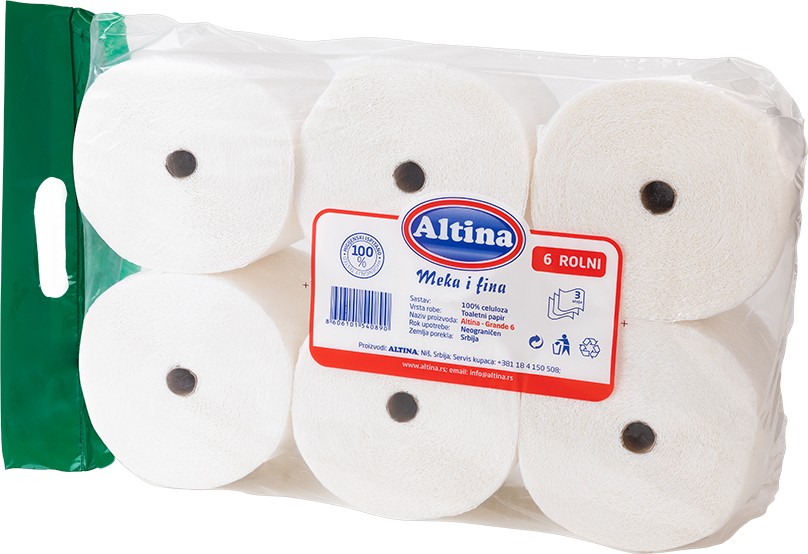 Altina Toalet papir Grande 6/1 HIL16