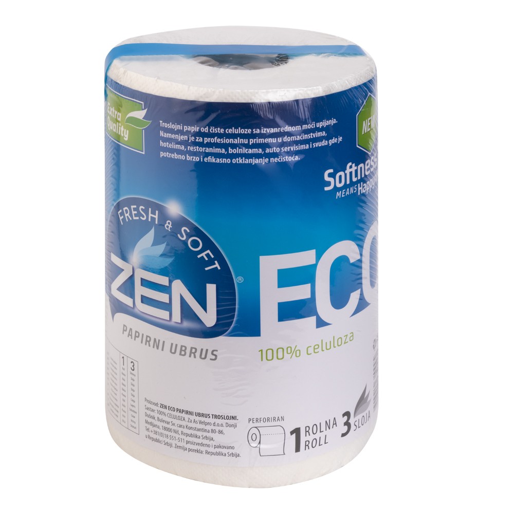 Zen Papirni ubrus Eco, Troslojni