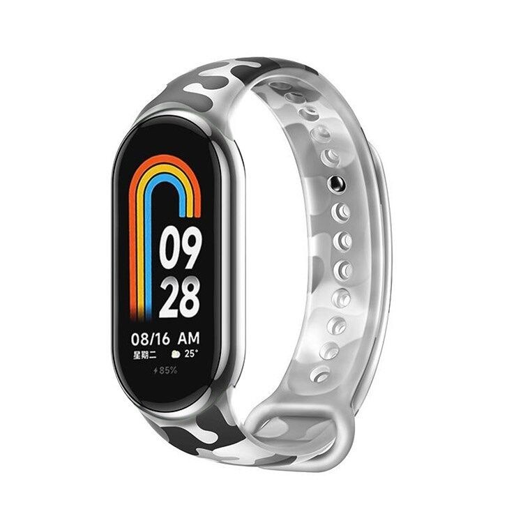 Narukvica za smart watch Xiaomi Mi Band M8/M9, Siva