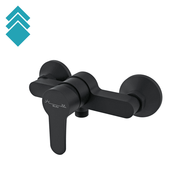 Rosan Baterija za tuš kadu Blau B137100B, Crna