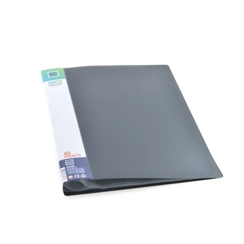 Smith Fascikla, 40 folija, A4, Crna