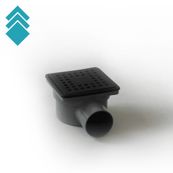 FEHA Podni slivnik Feha 304, 10x10x50cm, Crni