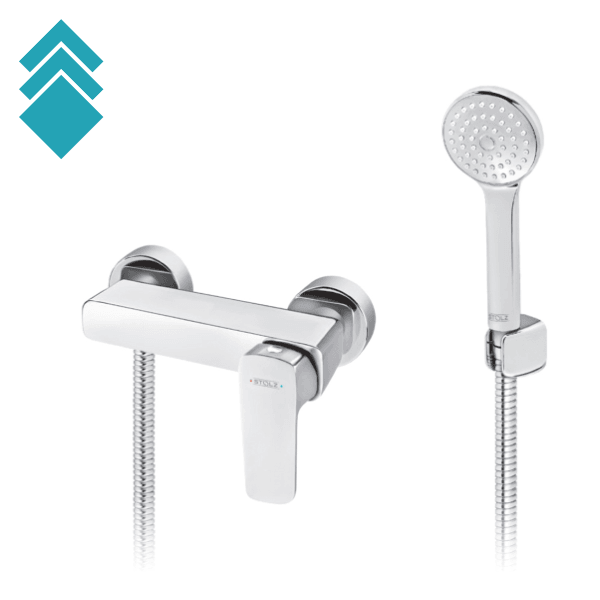 Rosan Baterija za tuš kabinu sa ručnim tušem Stolz 137101, Hrom